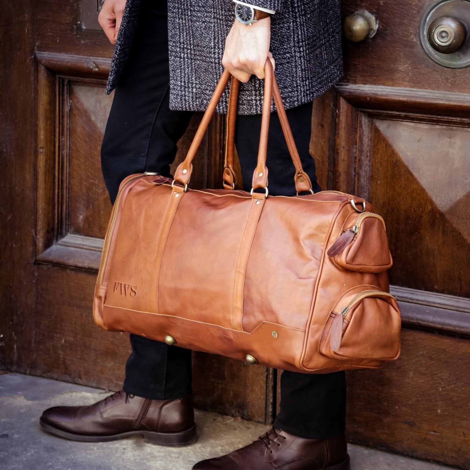 Luxury Leather Duffle