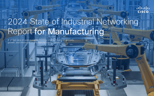 The 2024 State of Industrial Networking Report for Manufacturing, offers key insights into how global manufacturing firms are enhancing security, boosting efficiency, and driving innovation with their industrial networking strategy.