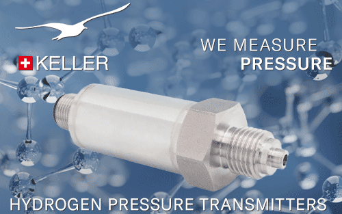 The 23SY-H2 series from KELLER is a reliable Hydrogen pressure measurement solution with long service life, low embrittlement rate, high accuracy and minimal H2 diffusion.