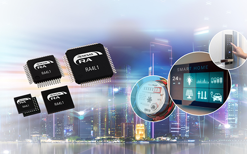 Renesas Debuts Ultra-Low-Power RA4L1 MCUs with Capacitive Touch, Segment LCD and Robust Security